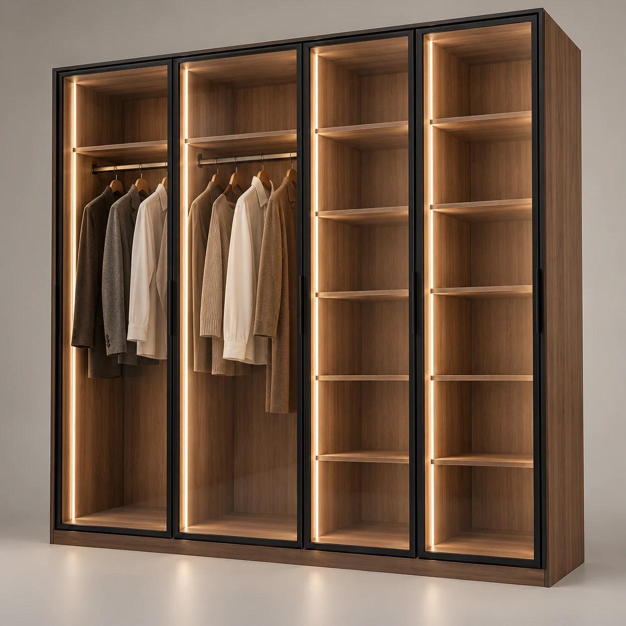 Wardrobe with Shelves