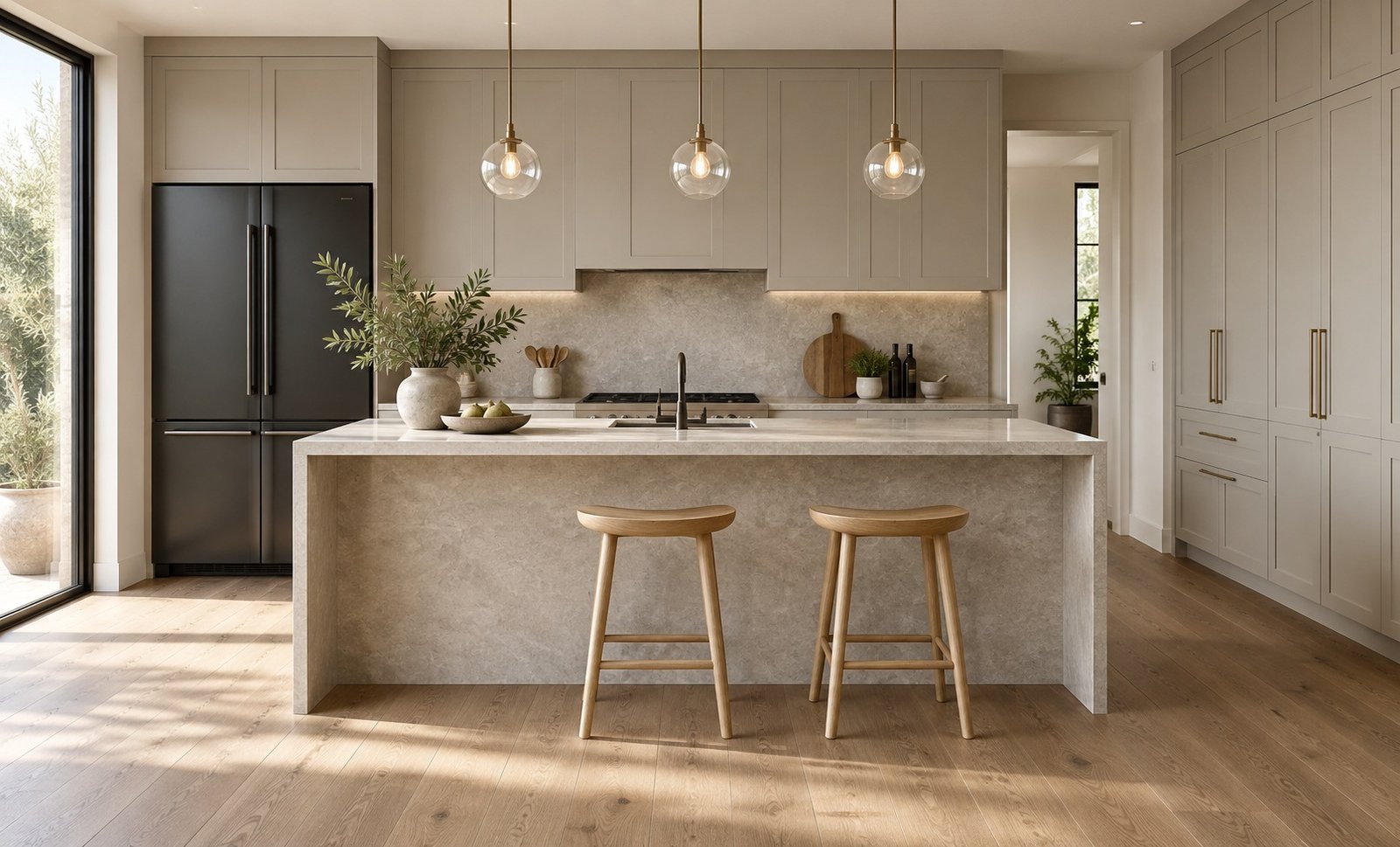 A custom kitchen
